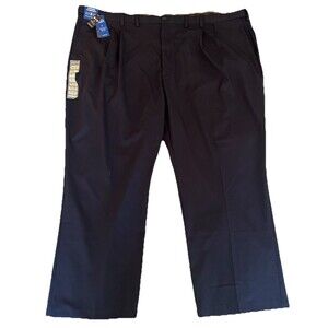 Haggar Cool Right Performance Flex Classic Pleated Mens Pants 56x28